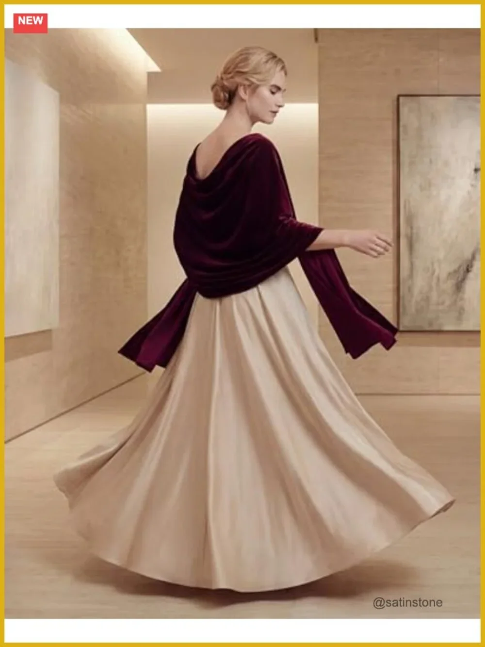 Elegant Velvet Shawl Wrap Evening Dress Scarf Bridal Formal Cover-up